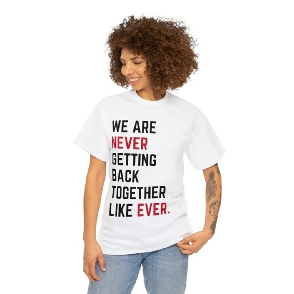 Taylor Swift fans!!! White Graphic Tee - Short Sleeve